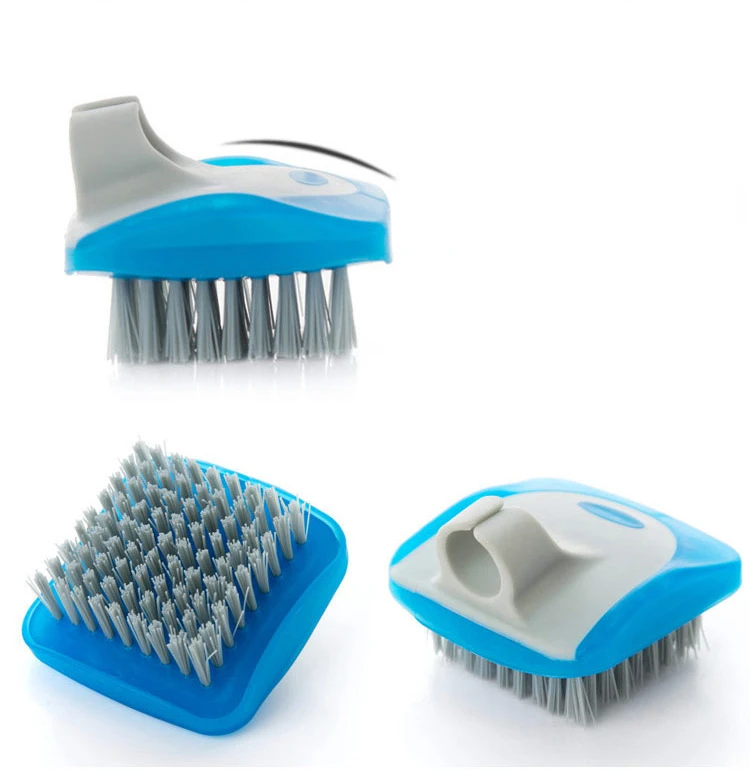 Vegetable Cleaning Brush Vegetable Brush Scrubber for Food, Mushroom Brush, Fruit and Veggie Brush Scrubber with Ring