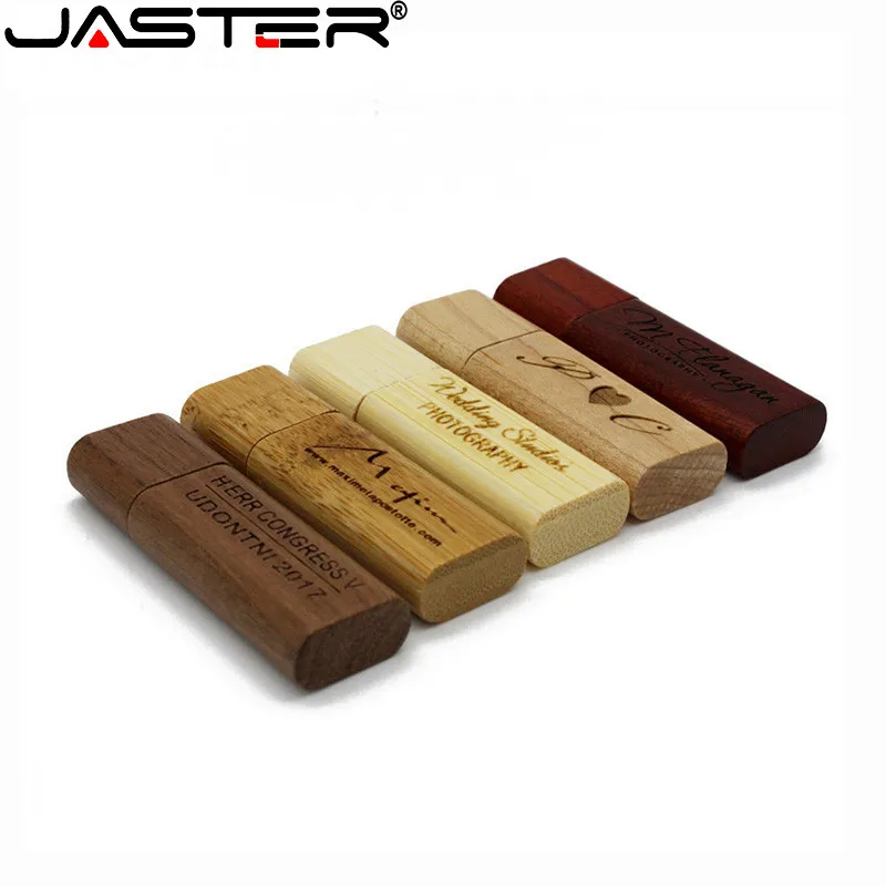 

JASTER Wooden USB Stick 128GB Colorful USB Flash Drive 64GB Wedding Gift U Disk 32GB Multifunctional Pen Drive 16GB Business gi