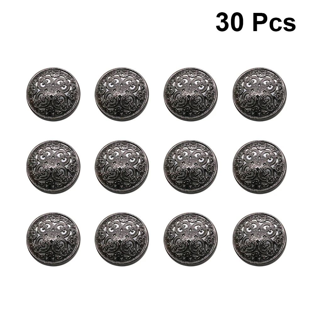 

30Pcs 25mm High-Quality Metal Buttons for Coat Jacket Sewing Fastener DIY Handcraft Button Decor Use