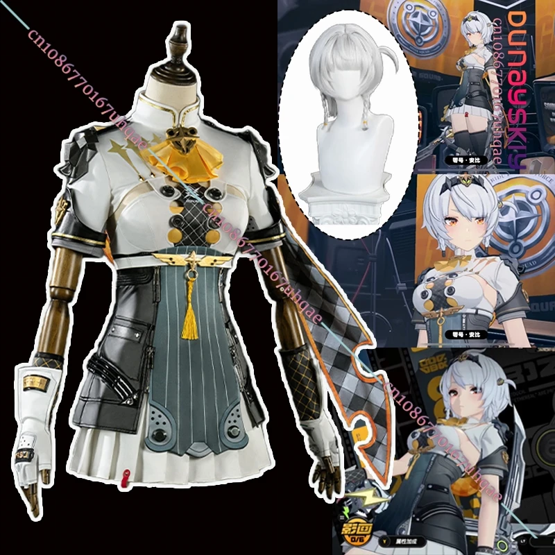 Zenless Zone Zero Soldier 0 - Косплей Костюм Анби Сексуальное облегающее платье Боевая униформа Игра zzz Ролевая женщина костюм S-2XL