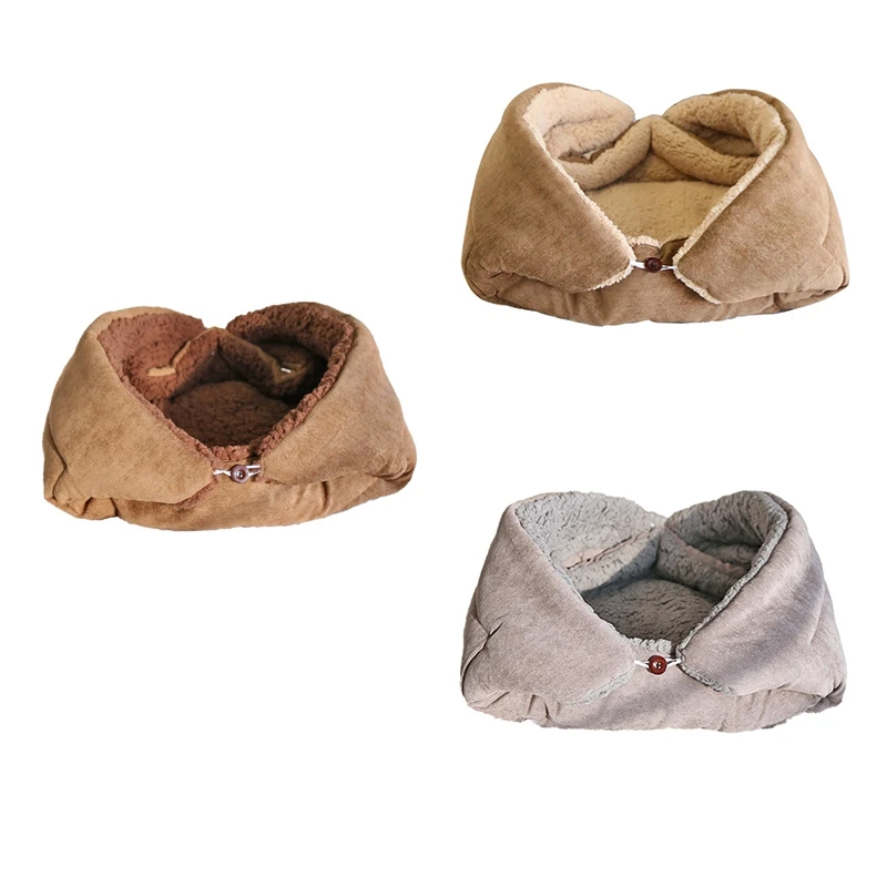 

Warm Thickened Cat Bed Multifunctional Foldable Pet Mat For Cats Small Dogs Indoor Kitten Bed Cat Sleeping Mat