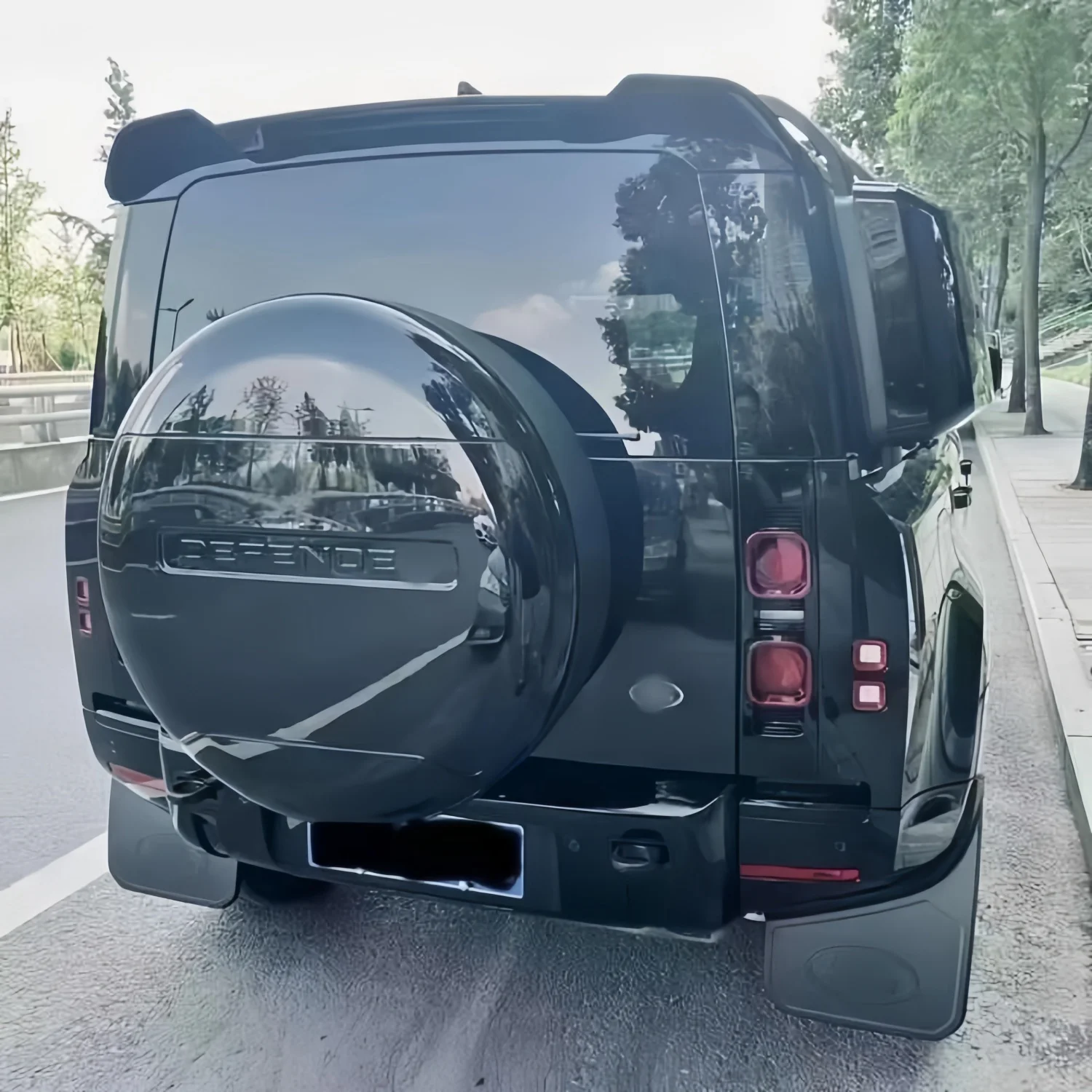 007 Bond Edition Black Knight Full Body Kit for Land Rover L663 New Defender 90/110 Black Knight Front Rear Bumper