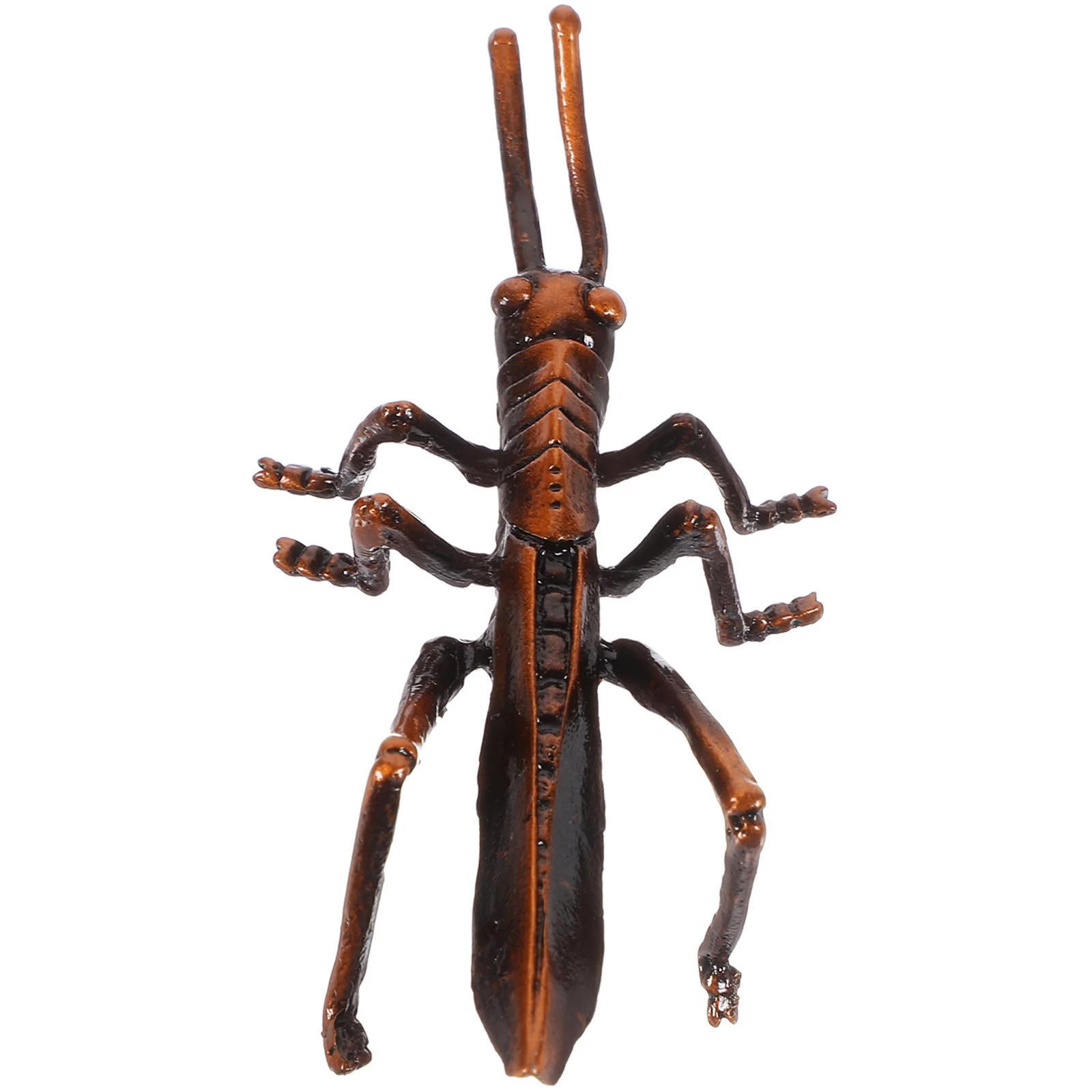 1Pcs Retro Brass Locust Decoration Archaize Artware Stylish Home Office Party Desktop Ornament Lifelike Decor Decoration