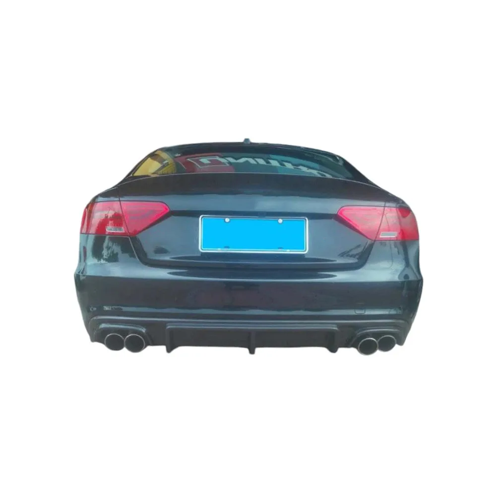 2014 S5 2-door Style Wet Carbon Fiber Rear Bumper lip Diffuser High Performance For 2014 1 S5 2-door