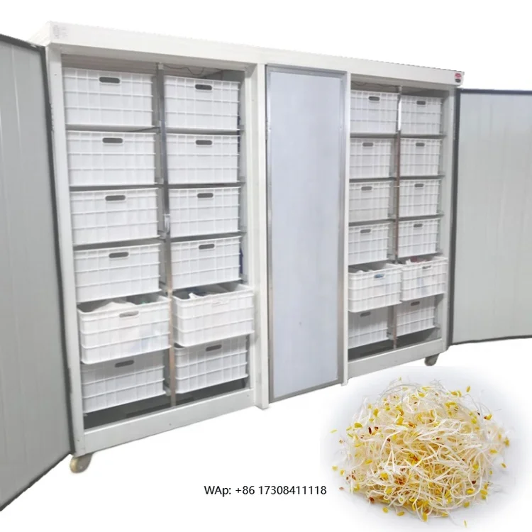 Container Automatic Hydroponic Fodder System Alfalfa Seeds Sprouting Machine Barley Sprout Machine Room