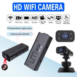 Mini Camera Wifi Smart Home Security Night Vision Multi-user Remote Monitor Small Camcorders Portable Built-in Battery Micro Cam