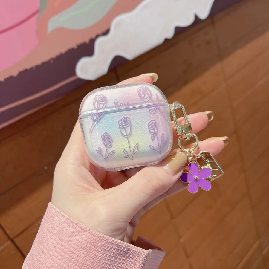 لهواوي Freebuds SE3 / SE2 غطاء ملون زهرة/الكرتون سيليكون شفاف سماعة غطاء لطيف freebuds se 2 غطاء