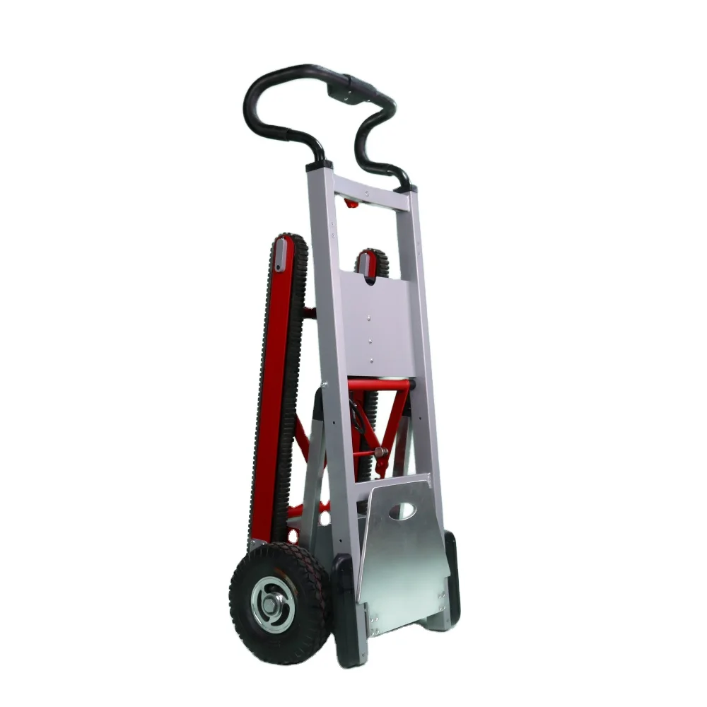 

Trolleys Portable Electric Motorized Battery Crawler Platform Folding Stairlift Transportation Foldable Platform Trolley