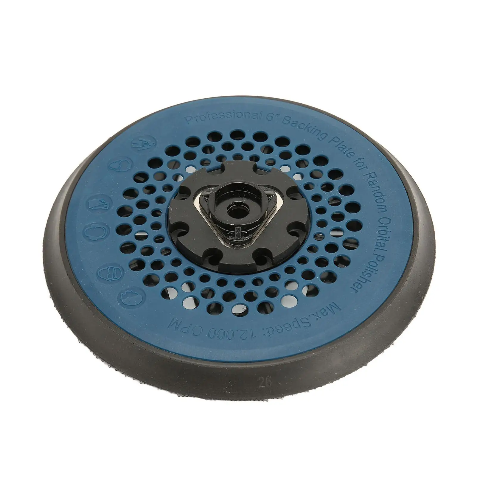 

Round Hook Sanding Pad 17 Hole Alloy Steel Liner Strong Heat Dissipation Good Viscosity for 6 Inch Sandpaper