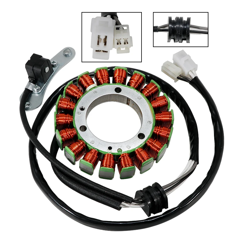 For Yamaha XVS400 Drag Star 2003-2008 XVS400C Drag Star Classic 2004-2008 OEM:5KP-81410-00 Motorcycle Generator Stator Coil Comp
