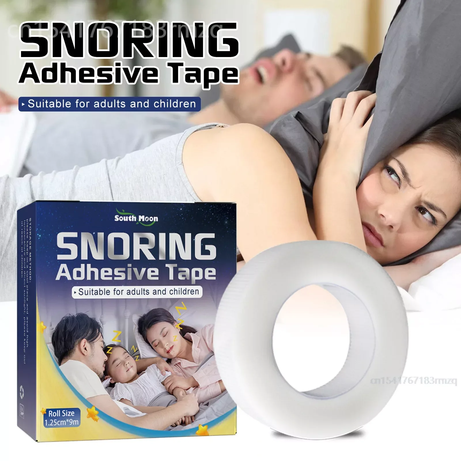 

코골이 9m Snoring Tape Mouth Tape Sleep Strip for Sleeping Anti Snoring Mouth Tape Improve Sleep Mouth Sticker Anti Snoring Strip