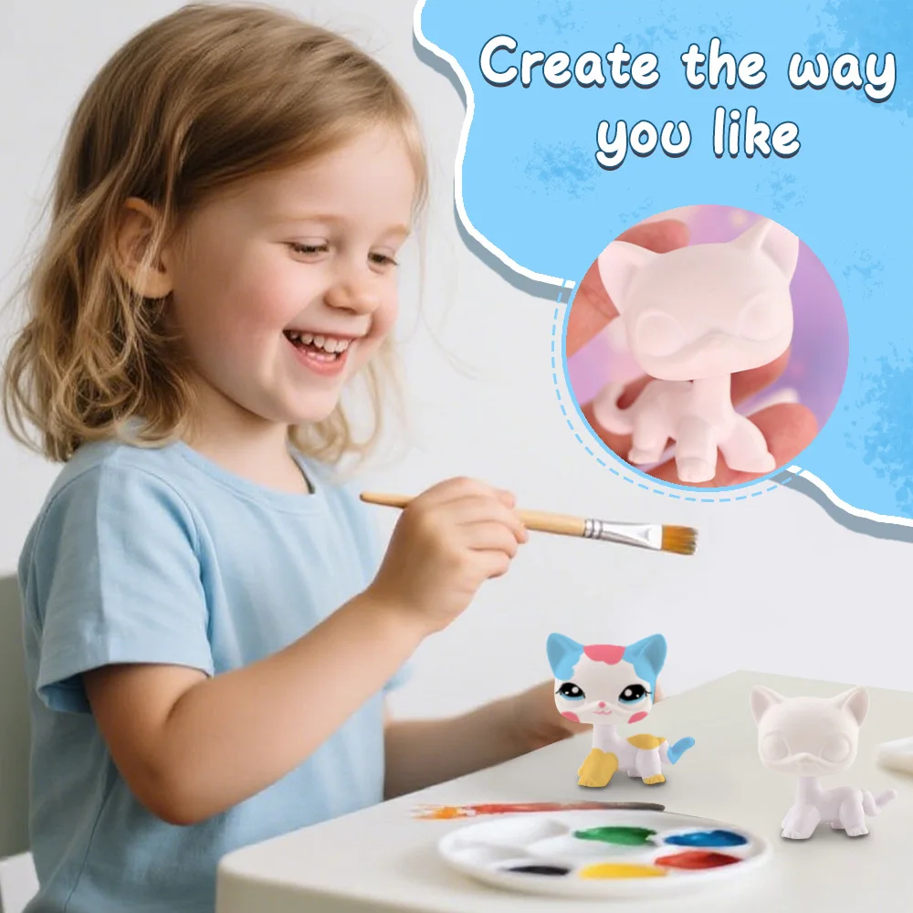 

Custom White Bases,5pcs DIY White Molds for Design by Yourself Multiple Model Base Choices