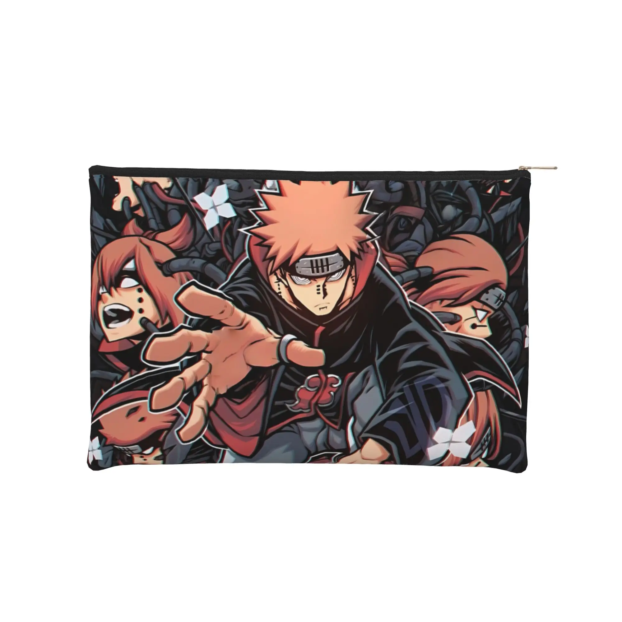 anime Lightweight Cute pouch Naruto anime comic Makeup Bag  Toiletry Bag with Zipper Toiletries Storage Bag