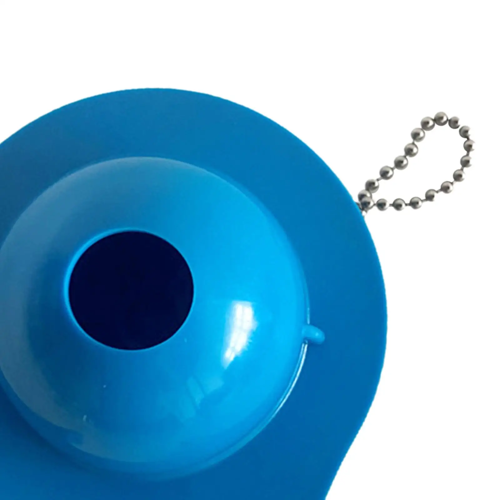 PVC Material Toilet Tank Flapper 3 Inch Flush Valve Universal Replacement Adjustable Blue Flapper for Bathroom Water Control