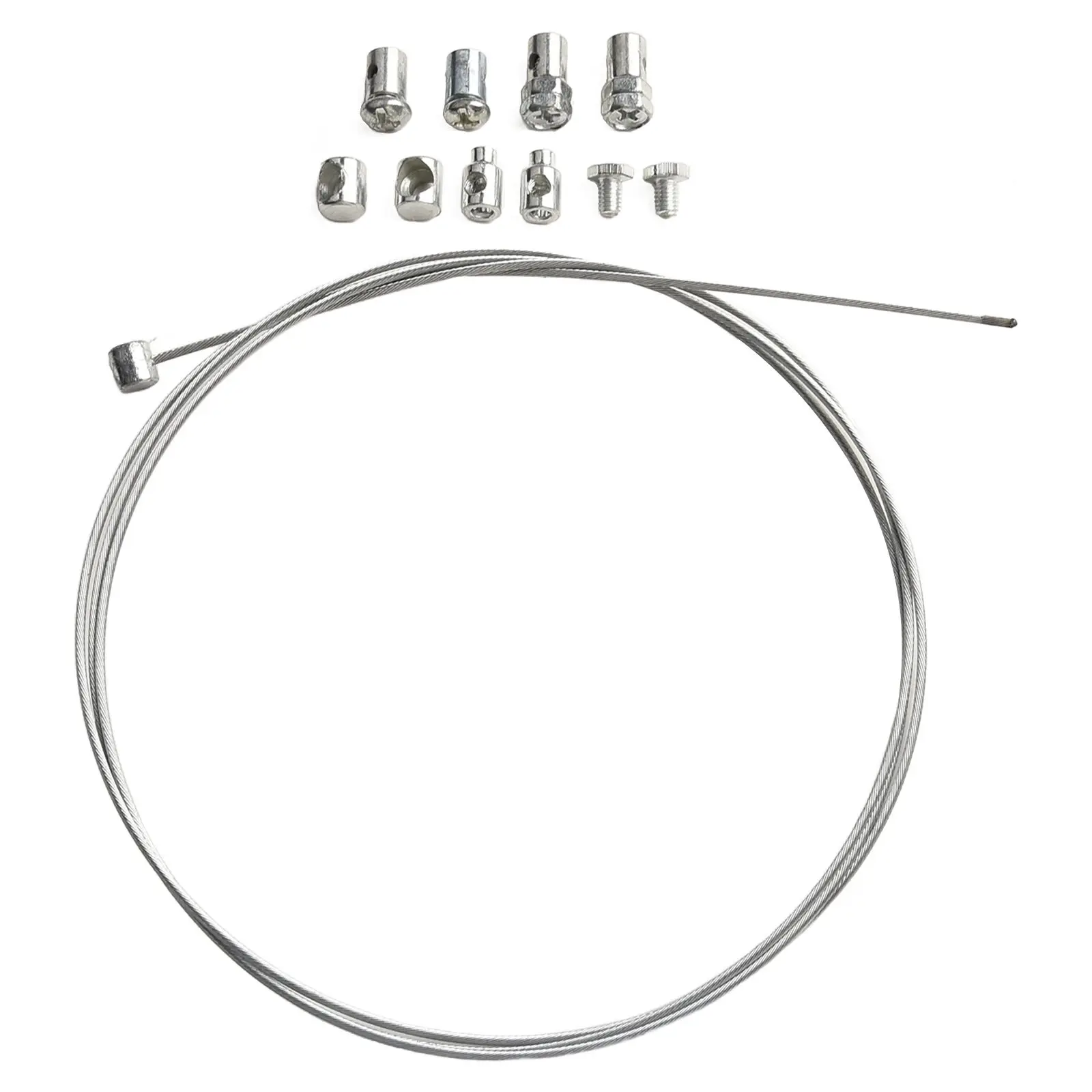 Nuevos accesorios, piezas de cortacésped, Cable, tuerca de alta calidad con funda, 100cm de diámetro, 0,16cm, Kit de reparación de repuesto