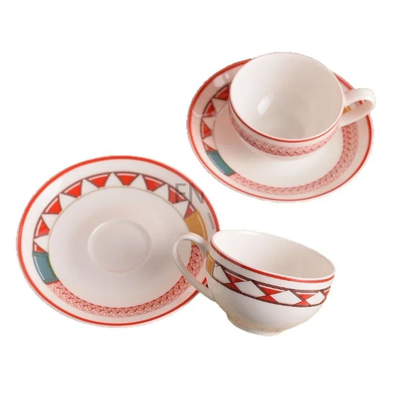 

Coffee cups and saucers, high-end bone china, new afternoon teacups, housewarming, wedding pairs, gifts, couples