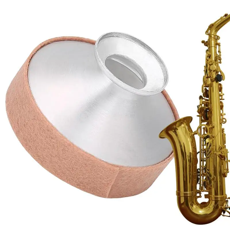 Sax Silencer Noise Remover Light-Weight Sax Sound Mute Dampener Sax Noise Remover Silencer Accessory For Alto Saxophone Practice