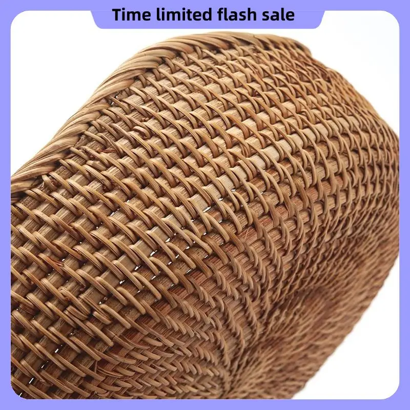 

A40T Rattan Bread Baskets Round Woven Fruit Bowls Key Holders Stackable For Storage, Snack, Fruit, Vegetable Natural Set Of 3