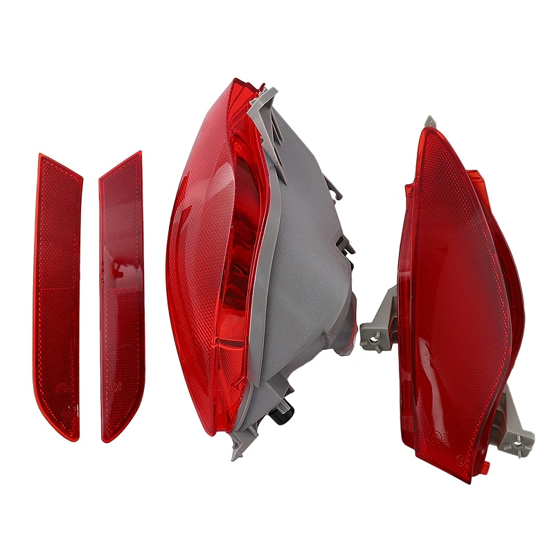 

Компактный автомобильный отражатель заднего бампера для Mazda CX7 CX-7 2008-2015, корпус задних противотуманных фар, красные линзы