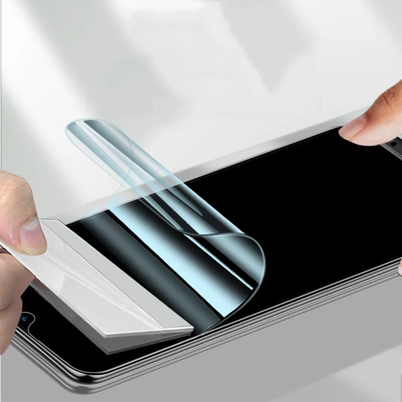 Soft TPU Hydrogel Film for Motorola One Macro Zoom Pro Action Vision Hyper Fusion Plus Anti Scratch Full Cover Screen Protector image 3
