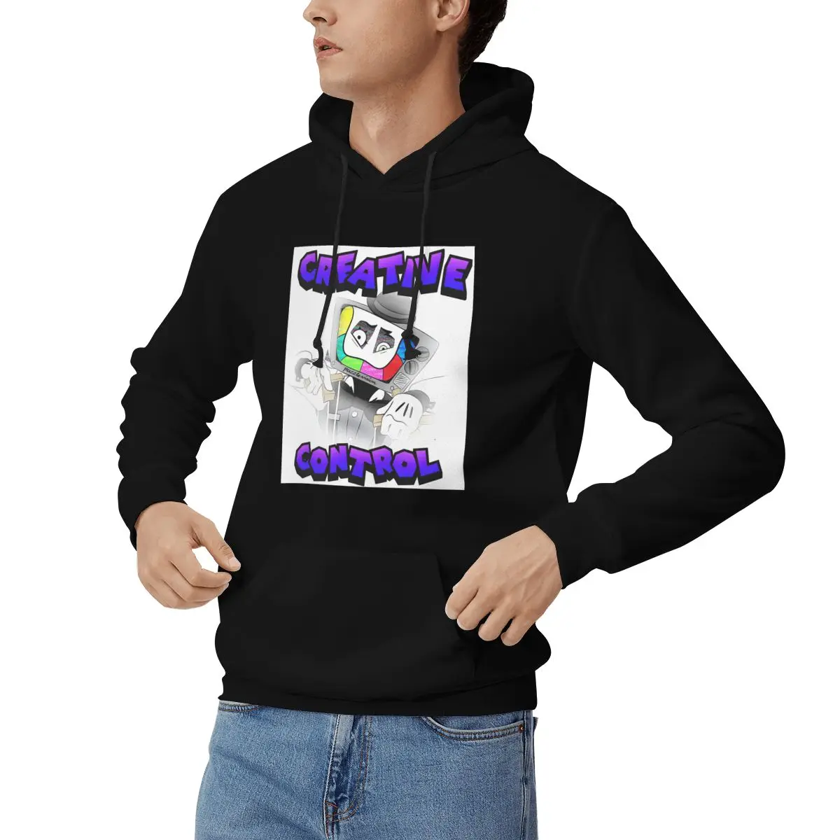 Creative Control (Mr. Puzzles) (Transparent Version) Hoodies Men Women Casual Pullover Sweatshirt Fashion Clothing Autumn Winter