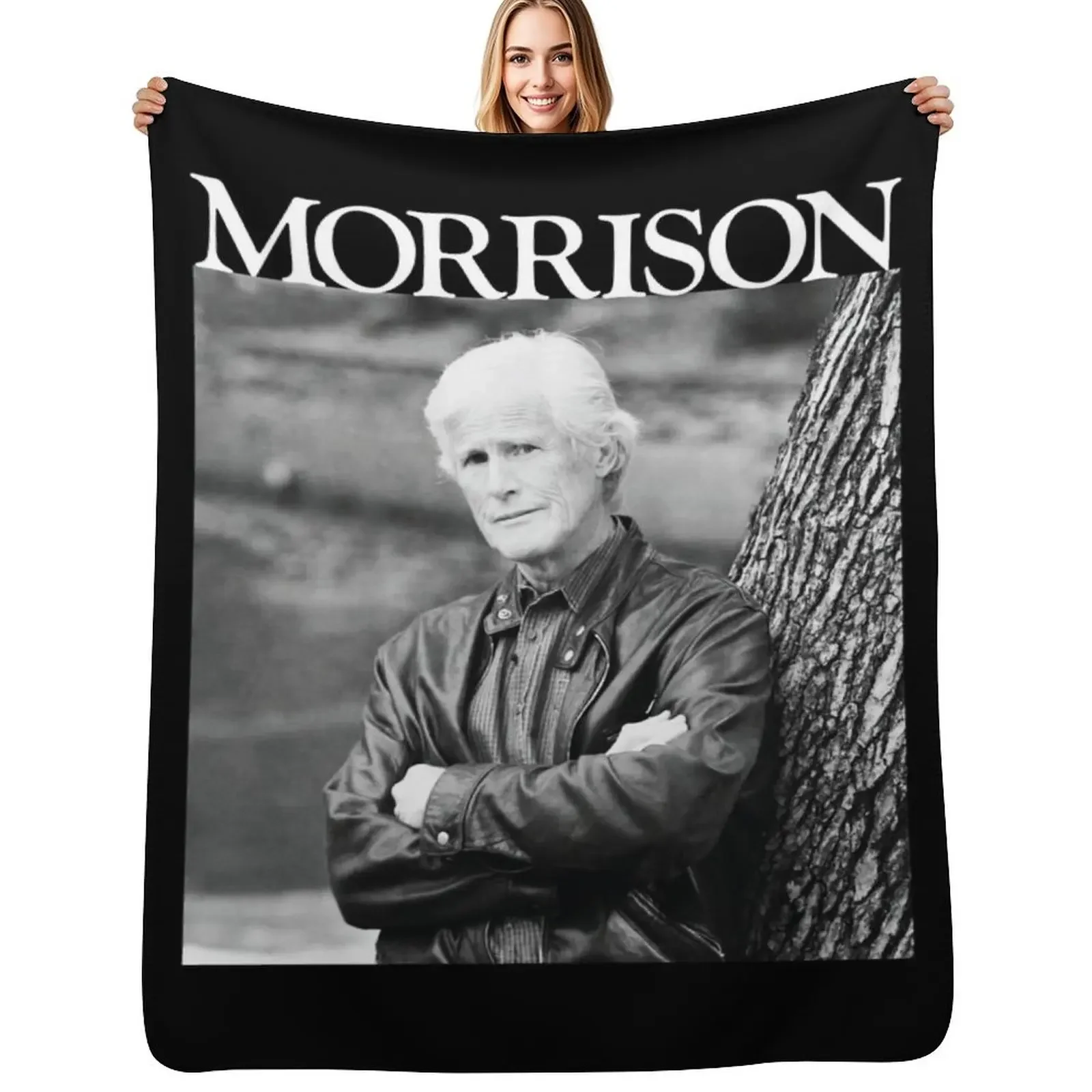 

Morrison - White Type Throw Blanket Stuffeds anime bed plaid Blanket