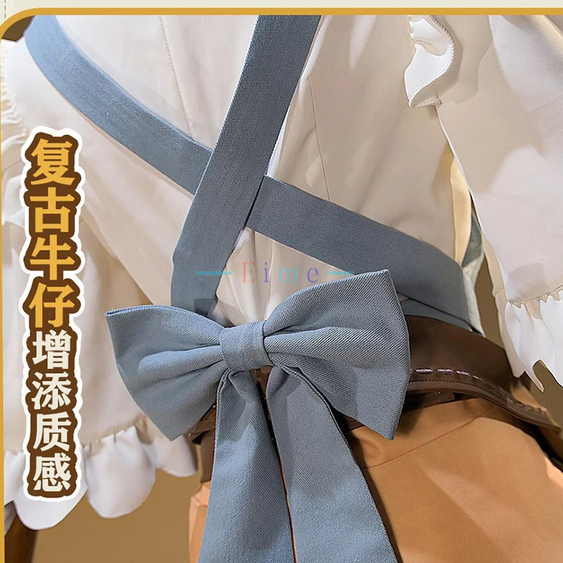 Identity V Emma Woods Cosplay Gardener Costume Women Cute Flower Dress Halloween Party Suit Role Play Clothings Custom Made view 5