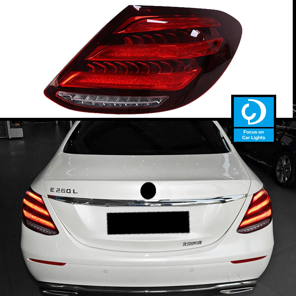 Taillights Styling For Benz W213 Tail Light 2016-2020 LED DRL Running Signal Brake Reversing Parking Lighthouse  Accessories