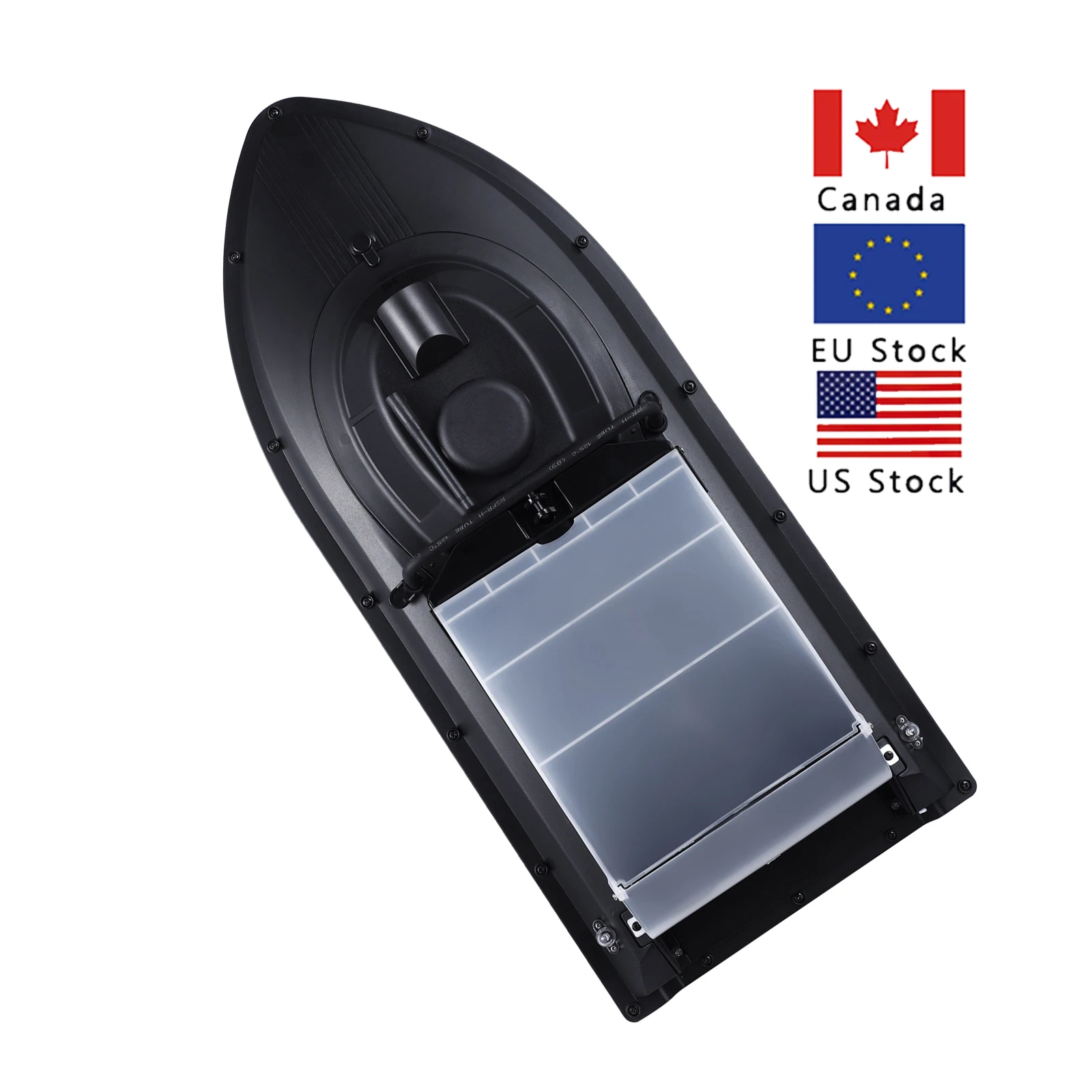 

Waterproof 1.5kg Loading Hopper Fishing And Sonar Fish Finder Bait Boat With Gps