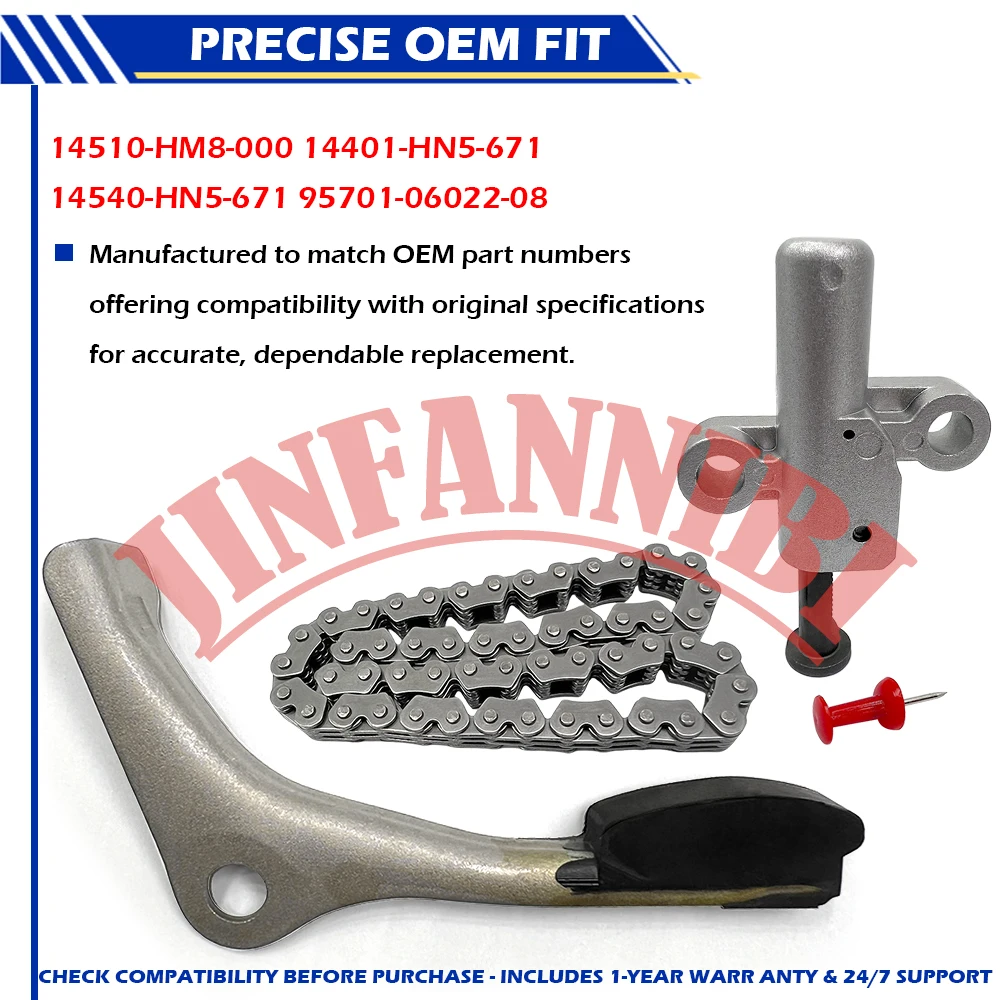 Cam Timing Chain Tensioner Arm Set For Honda TRX250EX TRX250 TRX250TM TRX250TE