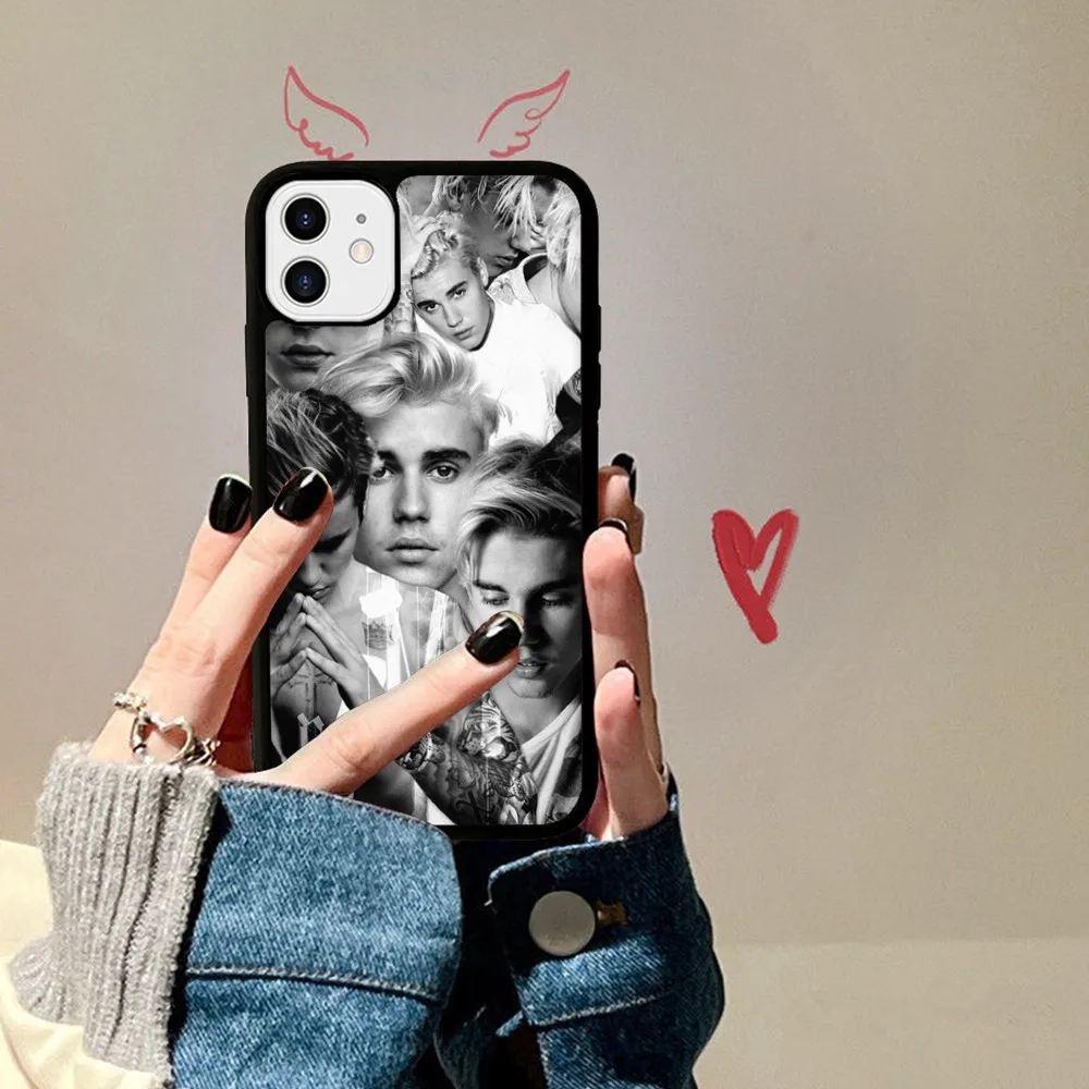 

Модный силиконовый чехол для телефона J-Justin B-Bieber из ПК + ТПУ для Samsung S10 20, 30, 22, 23, 24 Plus Lite Ultra Cover
