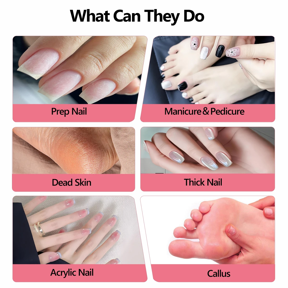 81(80+1)Pcs Professional Nail Drill Sanding Bands, Nail Drill Bits for Manicure and Pedicure Tools, 3mm Small Mini Nail Sanding