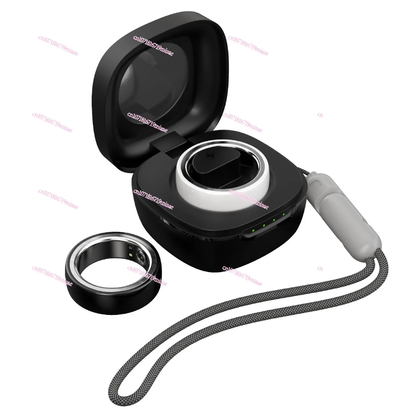 

Popular R8 heart rate blood oxygen exercise health sleep automatic monitoring with charging compartment smart ring