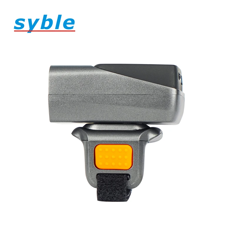 Syble RS40 2.4G اللاسلكية المحمولة 2d BT ماسح الباركود يمكن ارتداؤها البنصر RS40 لمستودع متجر بيع بالتجزئة سوبر ماركت