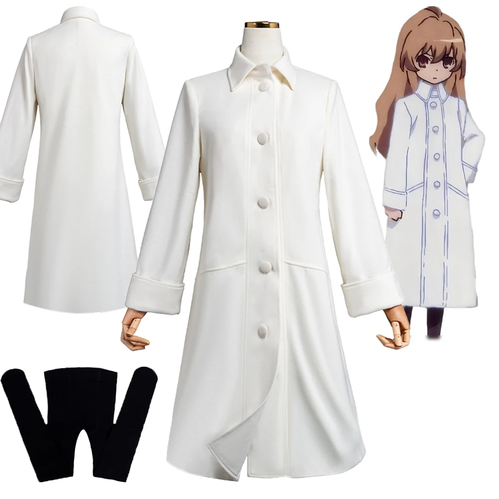 

Маскировка Аисака Тайга, зимнее пальто для косплея, чулки, аниме, костюм Торадора, женский костюм на Хэллоуин, нарядное платье для ролевых игр, праздничная одежда