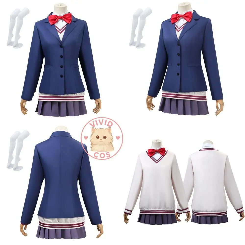 DAN DA DAN Costume Cosplay Anime Shiratori Aira Stile Scuola Donne Uniforme Gioco di Ruolo Parrucca da Donna Manga Convenzione Festa di Halloween