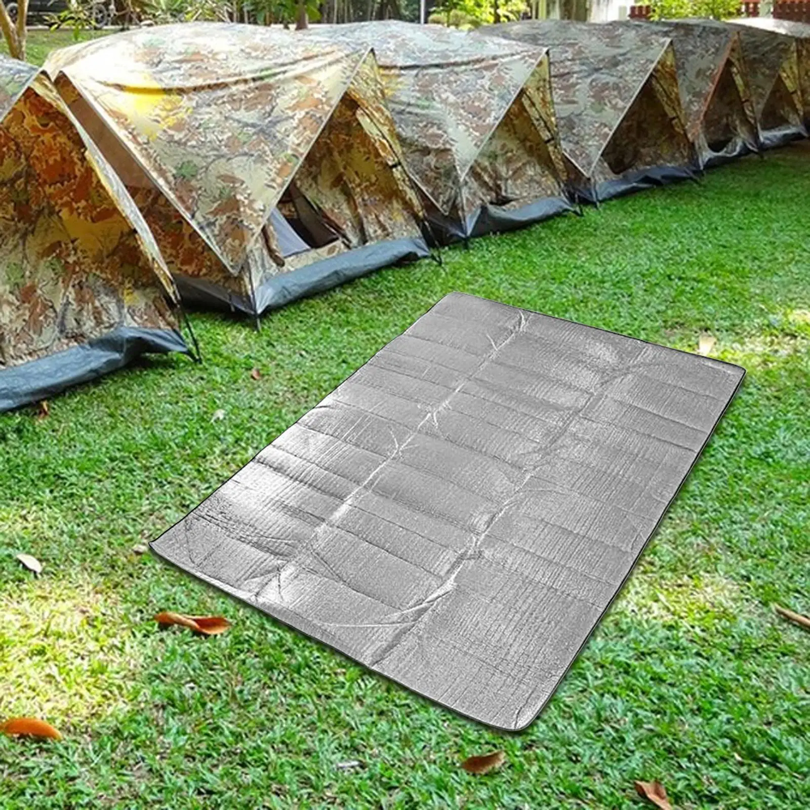 

Outdoor Double Sided Aluminum Foil Foam Pad,Thermal Aluminum Foil Sleeping Pad Blanket,Insulating Foil Mat for Travel,Fishing