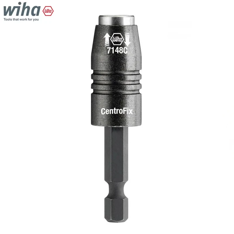 wiha-32477-bit-holder-centro-fix-mechanically-lockable-1-4-in-safe-efficient-fixed-drill-bit-tools