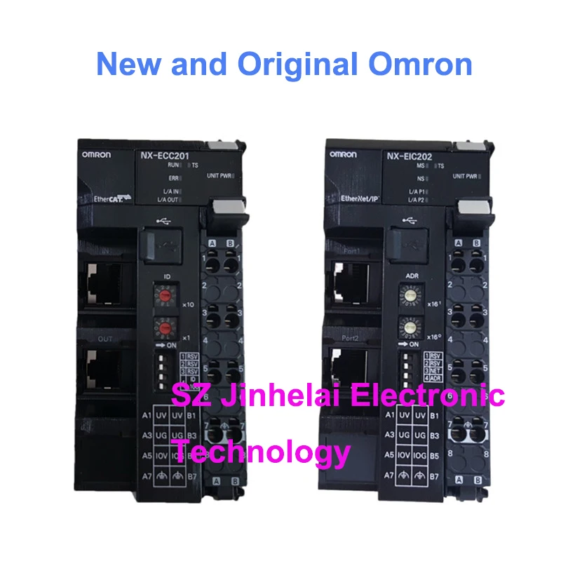 Omron NX-ECC201 ECC202 ECC203 EIC202 New and Original Remote I/O configuration EtherCAT Coupler Module