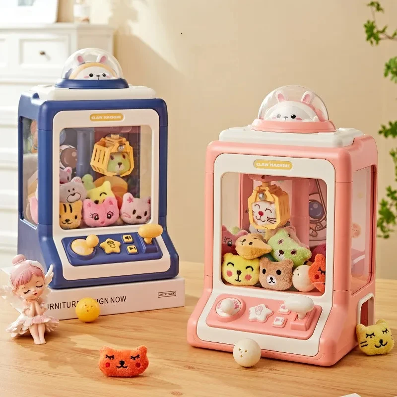 

Automatic Doll Claw Machine Doll Machine Kids Coin Operated Play Game Clip Doll Toys Large Claw Catch Toy Crane Machines Toys