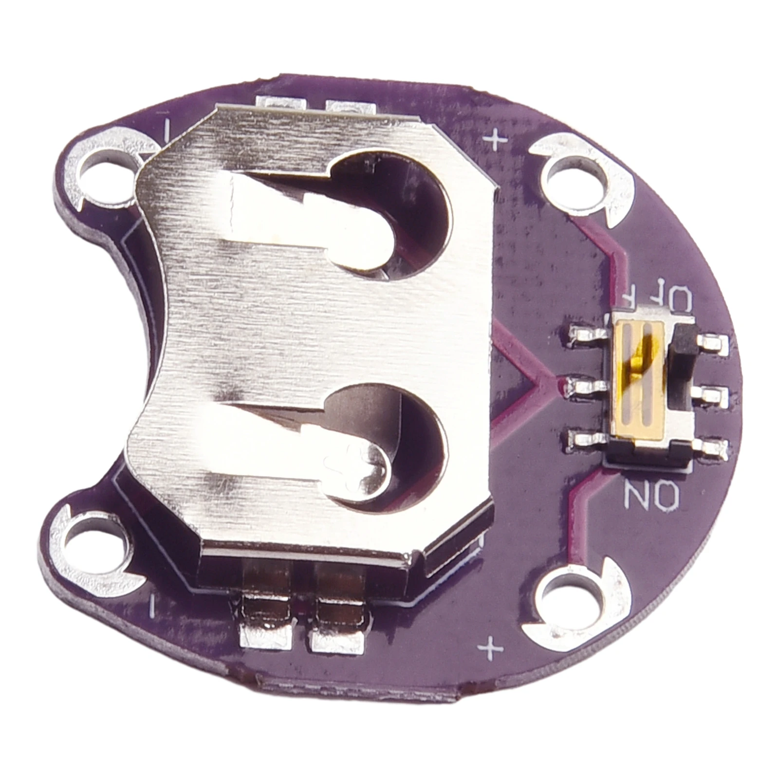 10PCS Battery Holder for CR2032 Coin Cell with Slide Switch Suitable for For arduino and Electronic Development Boards