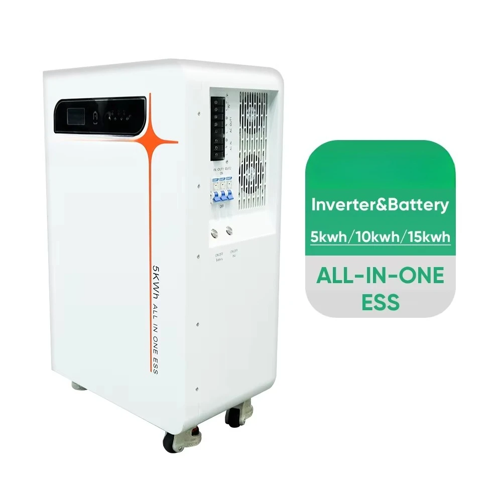 

1 in 1 Solar Inverter Battery 5Kw 10Kw DC AC Lithium Battery Inverter Hybrid 220V for Home Use