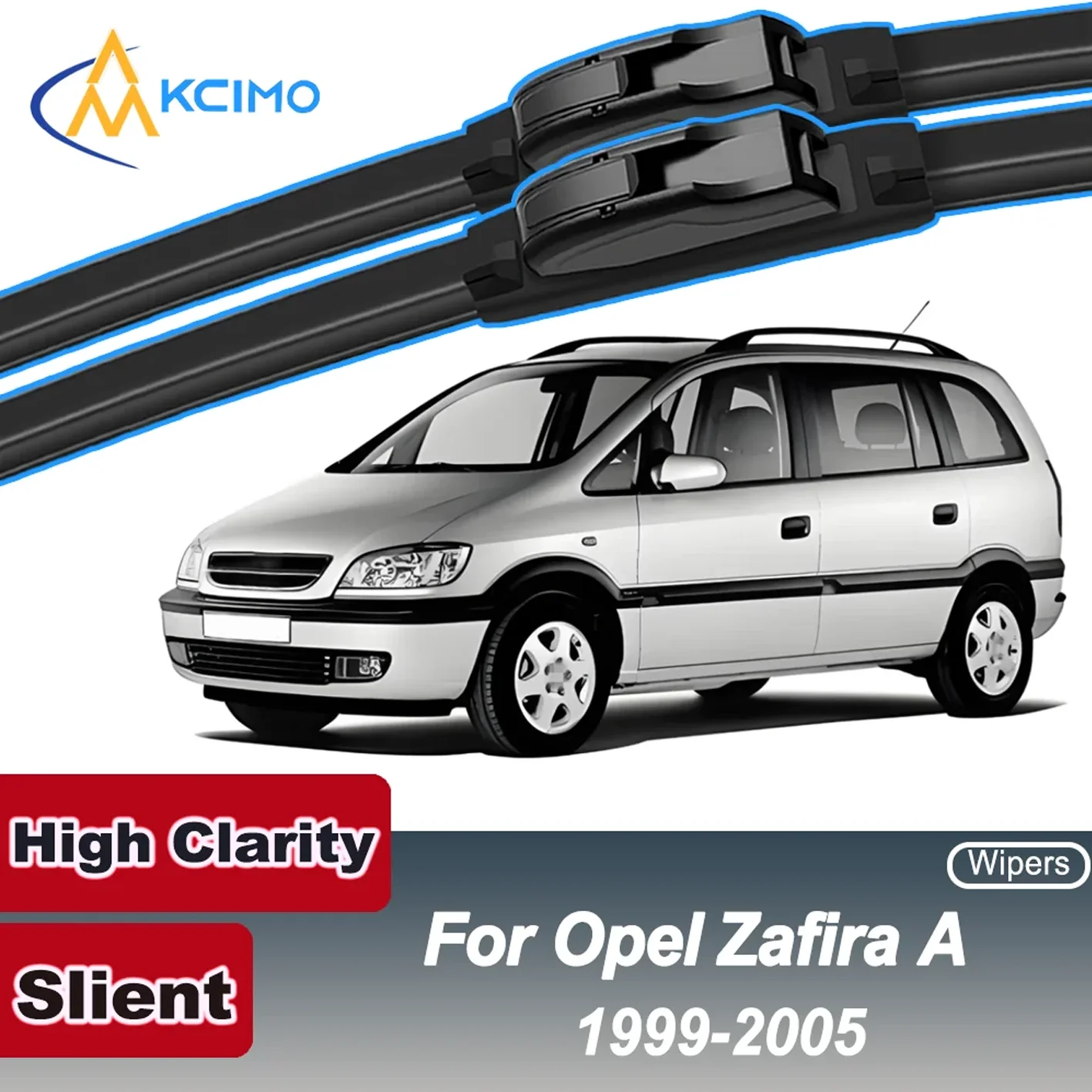 

2PCS HD Wiper Blades for Opel Zafira A T98 1999-2005 Opel Zafira (EU) Vauxhall Zafira (UK) Chevrolet Zafira (BR/LATAM) Chevrolet