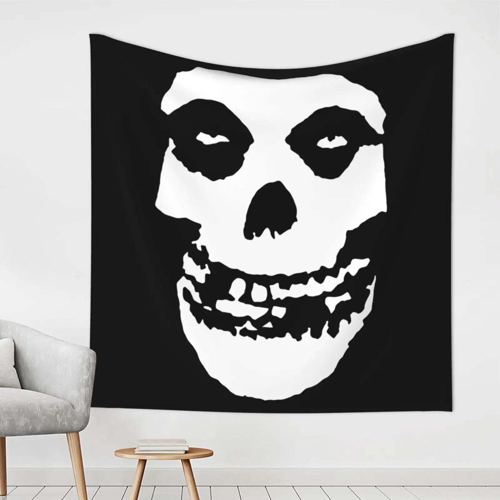 Misfits Classic Fiend Skull Tapestry Wall Hanging Mushroom Room Decoration Home Decoration Gobelin