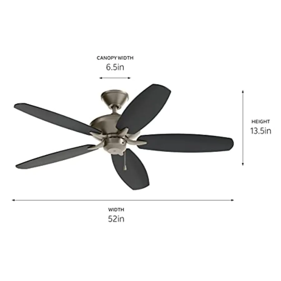 Fotografia 6: Ventilador de Pátio Renovado de 52 Polegadas