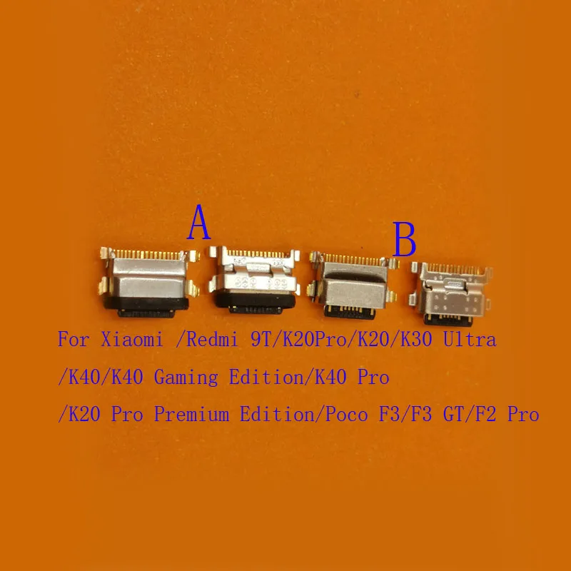 5-50Pcs Dock Port Connector Plug Usb Charger Charging Jack For Xiaomi Redmi K30 Ultra K20 K40 Pocophone Poco F3 GT F2 Pro K40Pro