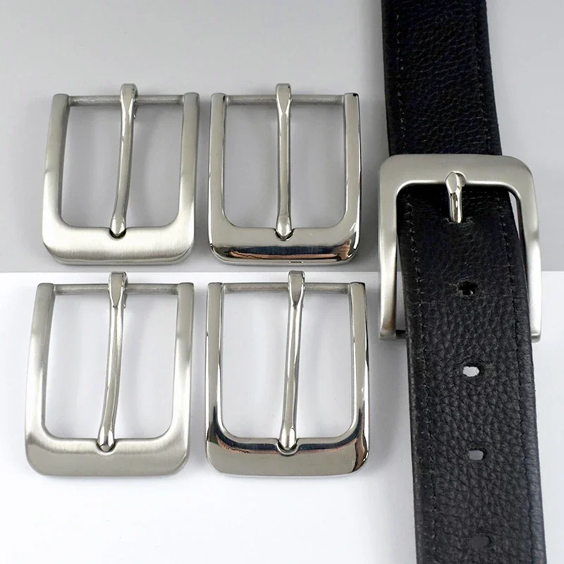 

1Pc Meetee 40mm Men Belt Buckles Stainless Steel Pin Clasp Pants Waistband Hook Clothes Leather Belts Buckle Head Replacement
