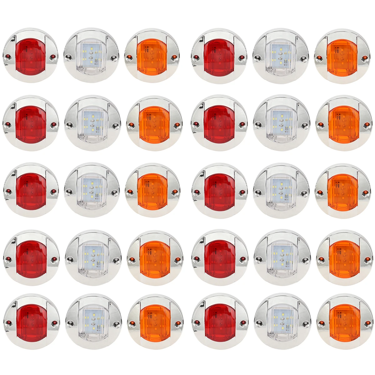 

6led 24V Marker Lights For Trucks LED Trailer Clearance Lights Lighting Tractor Van Side Position Light Warning signal lights