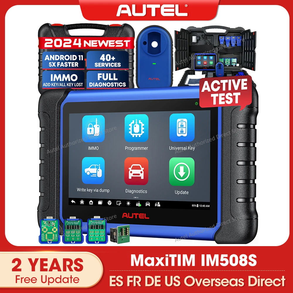 2024 Autel MaxiIM IM508S OBD2 Automotive Scanner IMMO Key Programming Diagnostic Tools All-in-One Key Programmer pk KM100 IM508