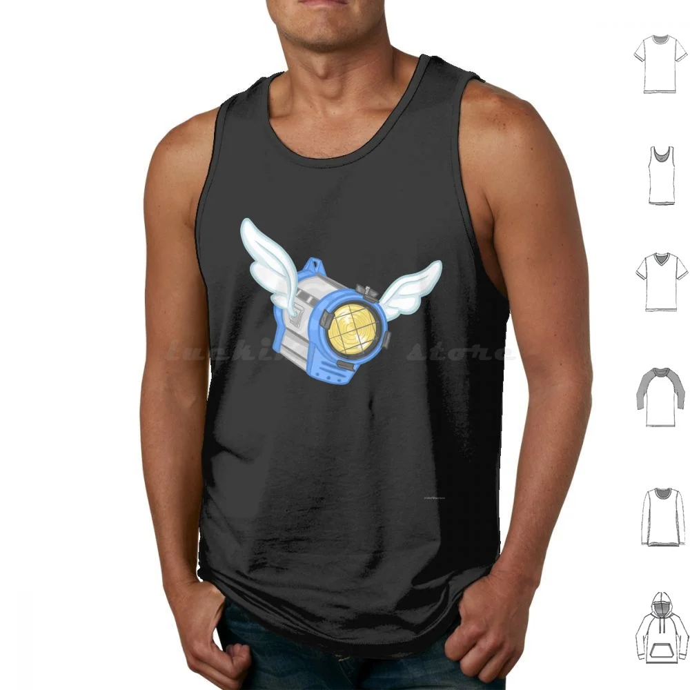 Light Flying In Tank Tops Vest Sleeveless Film Light Lighting Lighting For Film Electric G E Grips Grip Film Grip C Stand